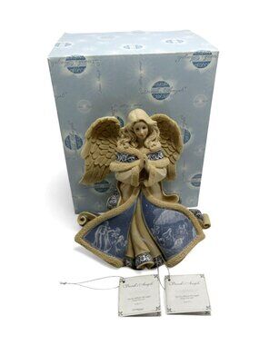 Sarah’s Angels Musical Bethlehem Nativity Praying Angel Figurine 8" Boxed
